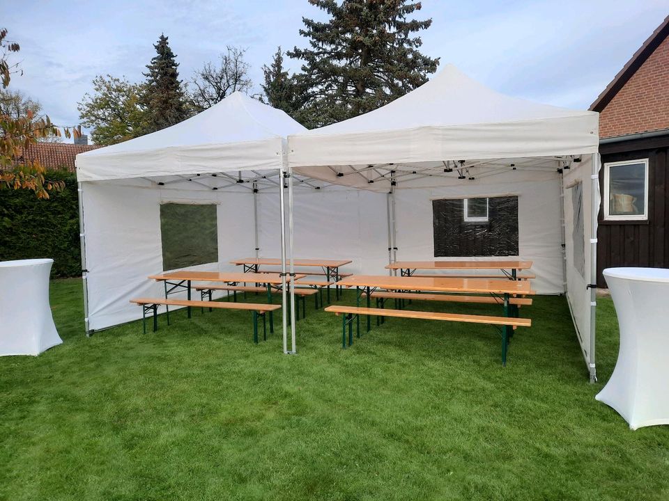 Wochendtarif Fr-So Pavillon Partyzelt 6x9 m zum Mieten in Hambühren