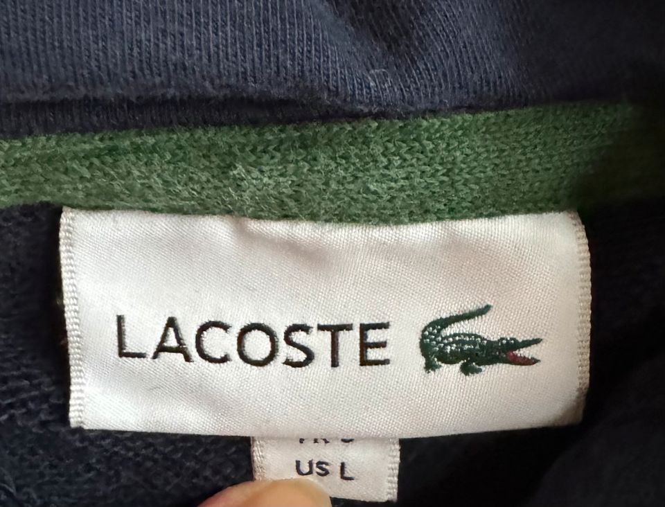 Lacoste Sweatshirt Gr. L Neuwertig in Kevelaer