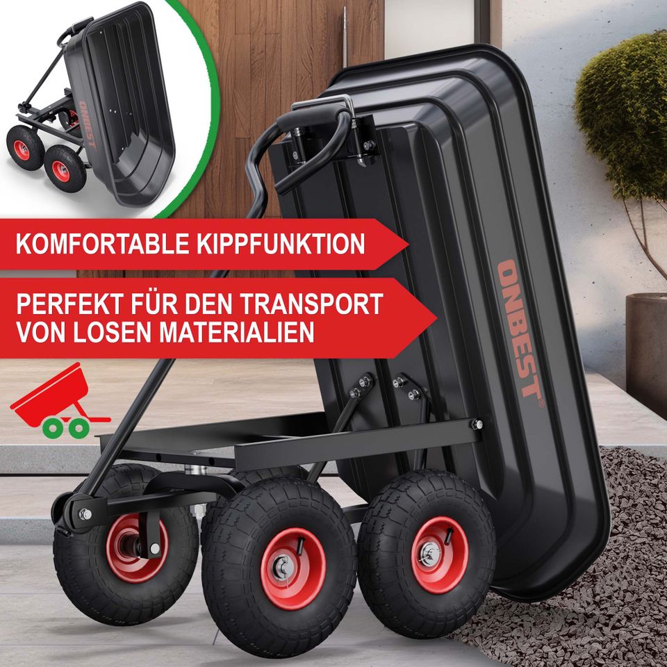 Transportwagen mit Kippfunktion Gartenwagen !! Bitte Lesen !! in Ostbevern