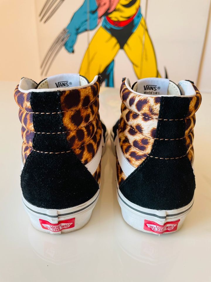 VANS SK8 Hi Leopard Black Gr. 36 wNEU Animalprint in Willich