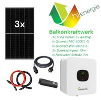 BALKONKRAFTWERK SET 1305W/800W Growatt PV Photovoltaik Solar Thüringen - Leinefelde-Worbis Vorschau