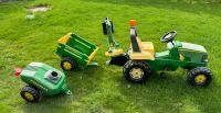 Dolly Toys John Deere Traktor mit Zubehör Sachsen-Anhalt - Magdeburg Vorschau