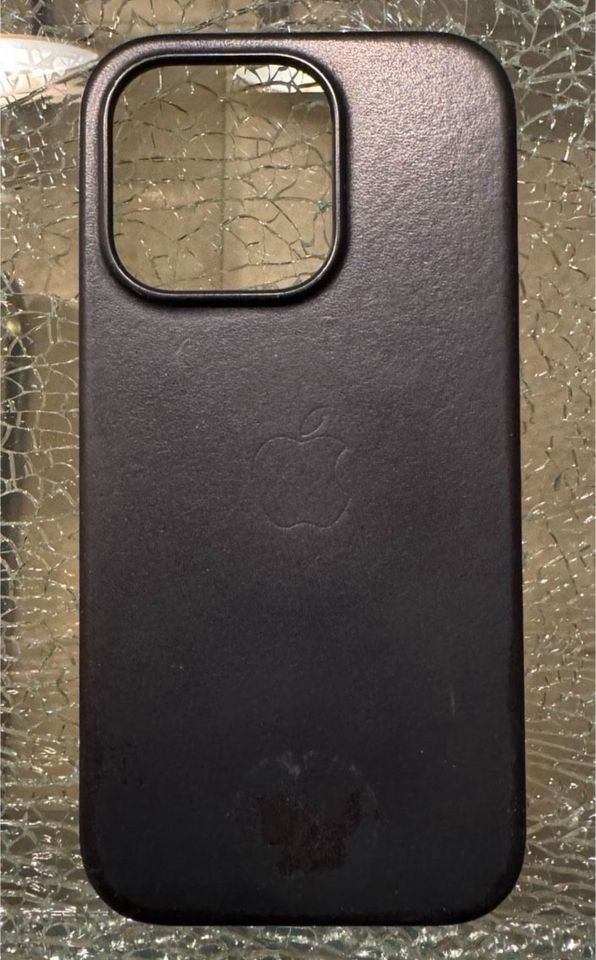 Original Apple iPhone 14 Pro Ledercase schwarz in Hallbergmoos