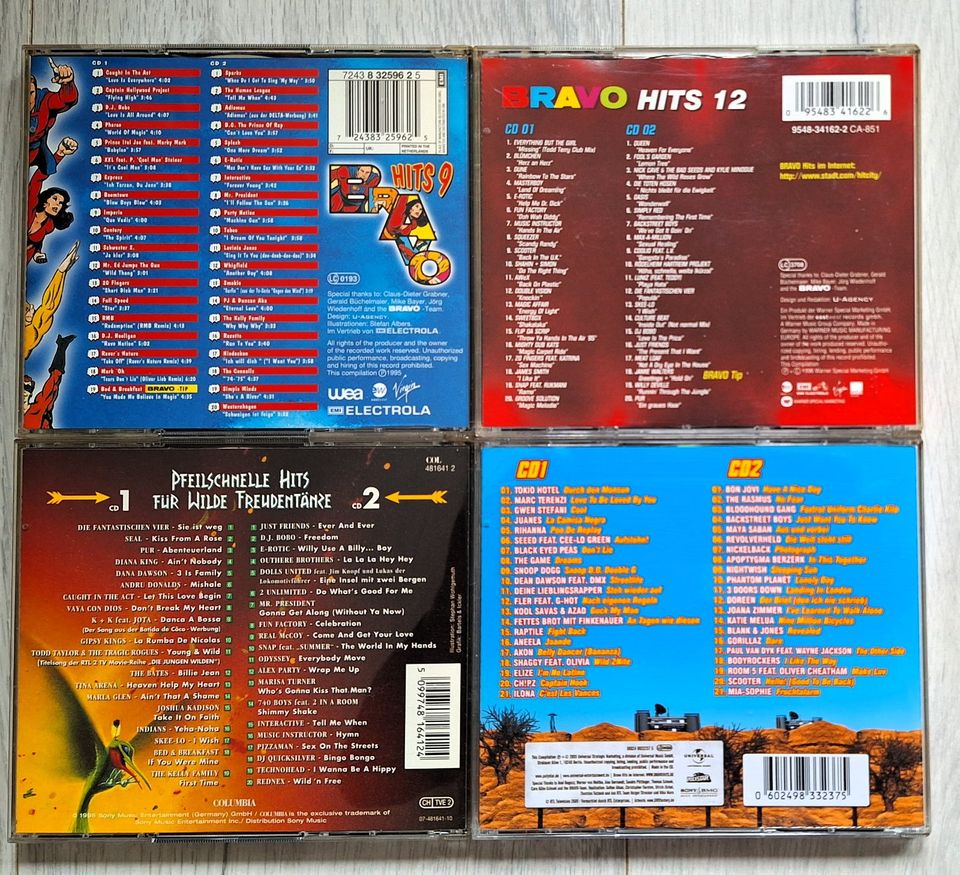 Musik CD Sammlung, 110 CDs, Alben, Maxi Singles, Sampler gemischt in Gersthofen