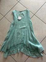 Neues mintfarbenes Leinenkleid von Made in Italy Gr.L Baden-Württemberg - Hochdorf Vorschau