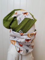 Beanie-Mütze Jungsmütze Übergangsmütze getigerter-loewe Handmade Brandenburg - Karstädt Prignitz Vorschau