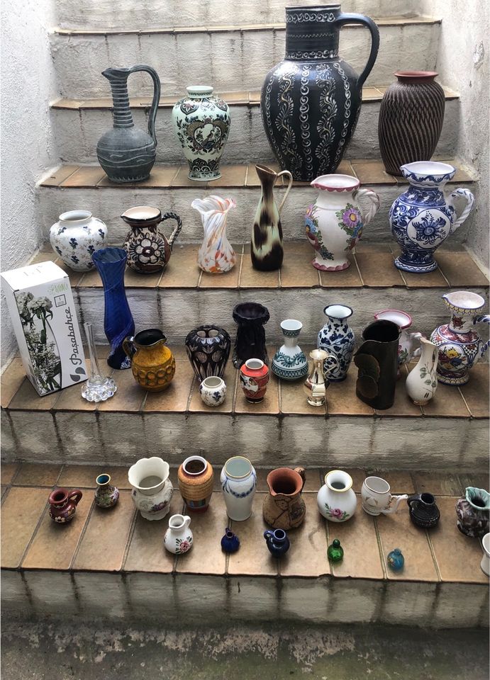 Vasen verschiedene Größen Villeroy &Boch, Wekara Handarbeit etc. in Landshut