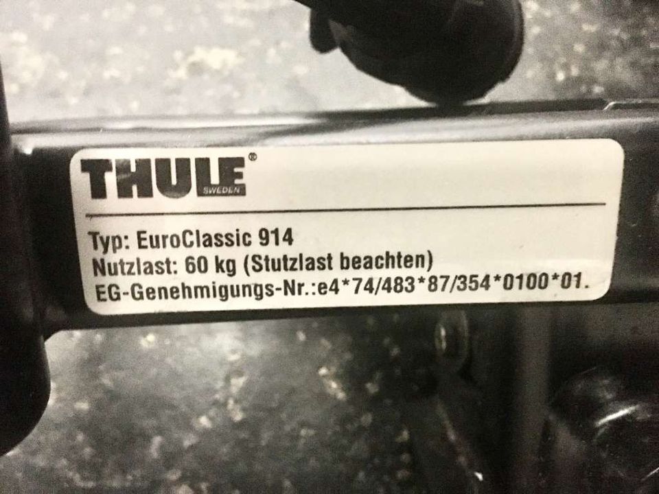 Thule 60kg E Bike EBike Fahrradträger Fahrrad Heck Träger 4x in Rehfelde