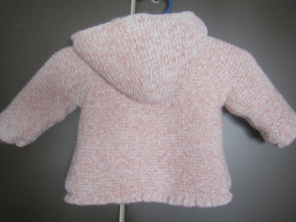 Wie neu Zara Baby Jacke Mädchen Gr. 62 Strickjacke m. Teddyfleece in Füssen