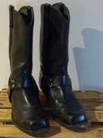 Biete schöne Leder Boots Stiefel Cowboy Biker Motorradstiefel Hessen - Gelnhausen Vorschau