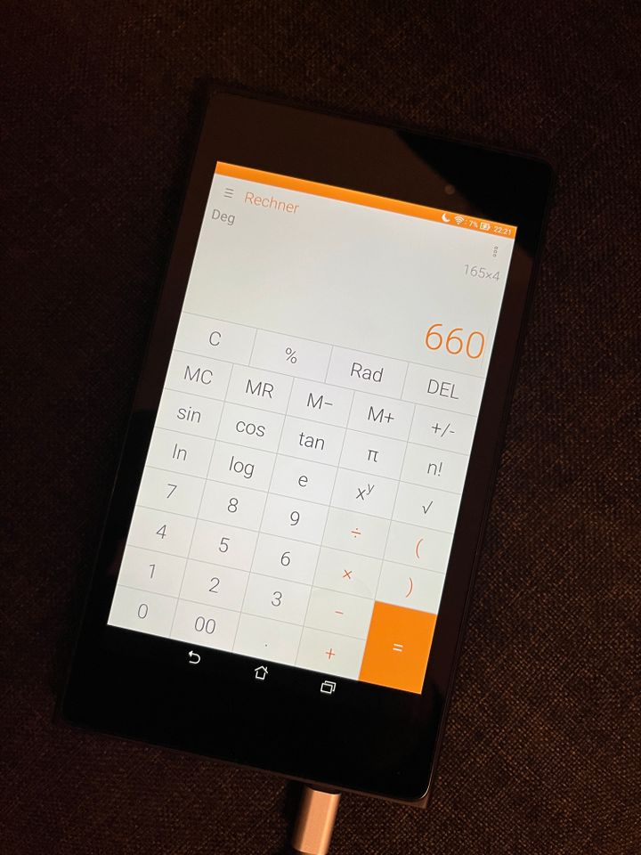 Asus Memo Pad 7, Android 5.0.1, 16GB +32GB SD Karte inkl. Tasche in Dortmund