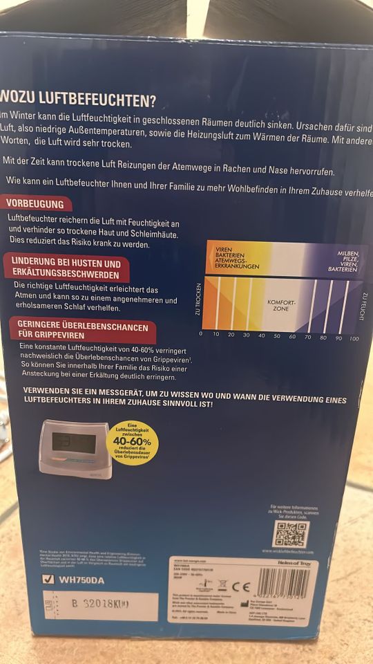 WICK Warmluft Befeuchter WH750DA in Neu-Anspach