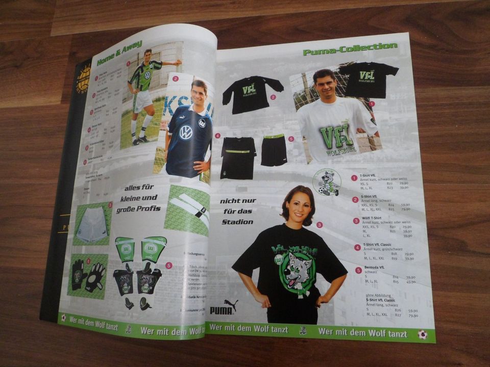 1998 / 1999 Fanartikel Katalog VfL Wolfsburg Top Zustand Trikot in Gifhorn