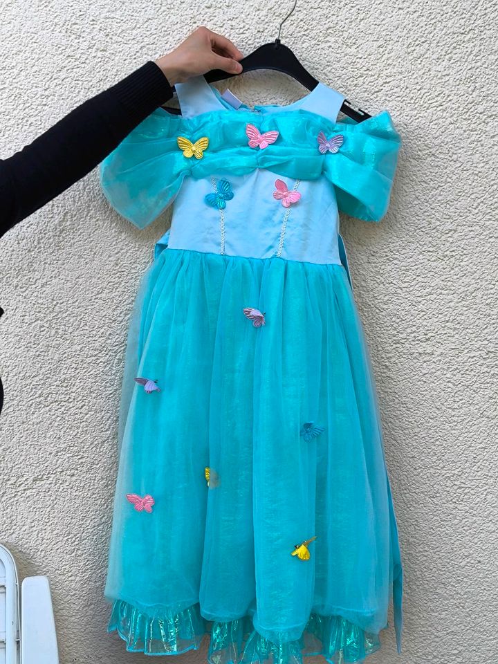 Wie neu Elsa Cinderella Kleid Kostüm 116-122 kostenlose Versand in München