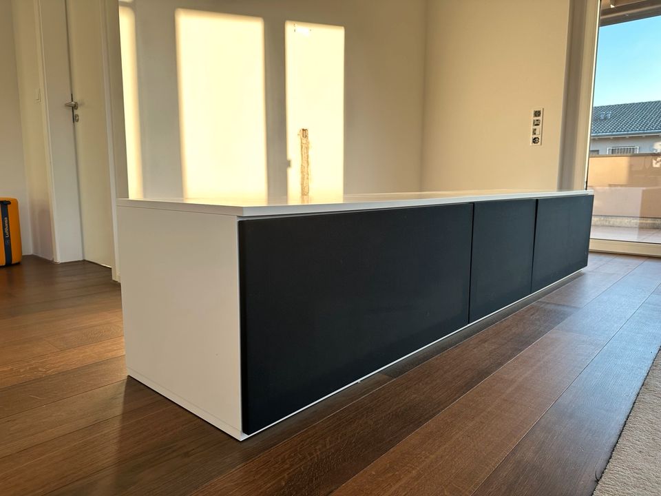 Hochwertiges Sideboard mit Akustikfront Akustikstoff TV-Möbel in Albbruck