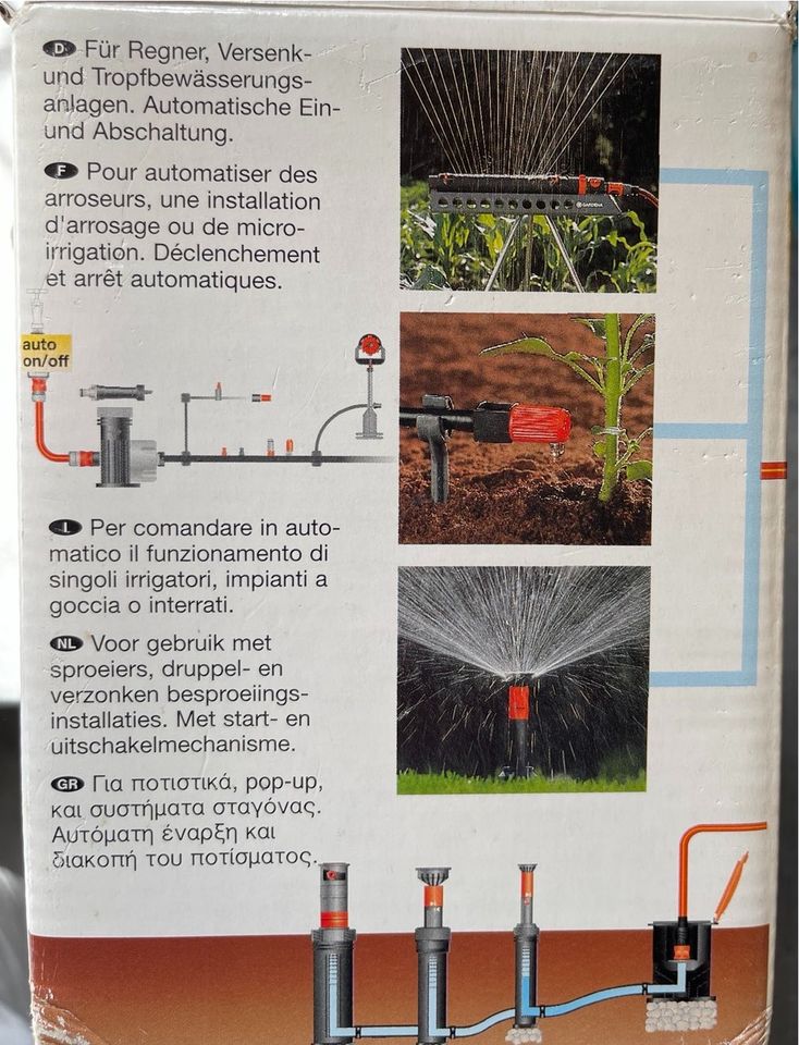 Gardena Bewässerungsuhr neu in OVP in Eberhardzell