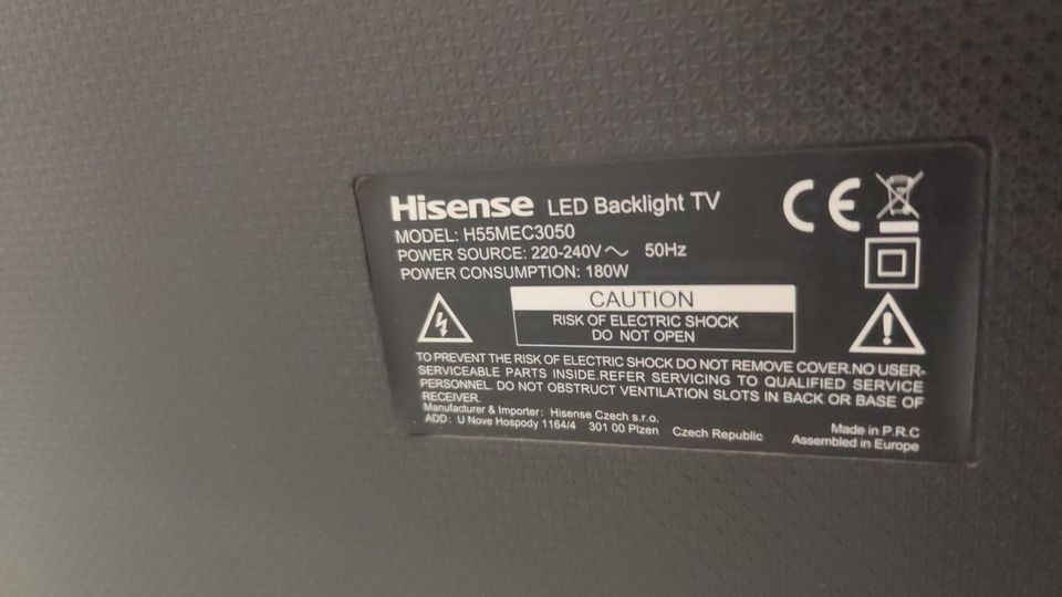Hisense 55"Zoll 140cm 4K UHD HDR Smart Tv Wlan Triple Tuner OVP in Berlin
