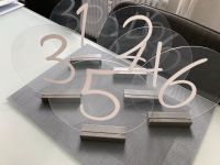 Tisch Nummern aus Acryl & Holzhalter Niedersachsen - Braunschweig Vorschau