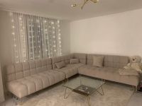 Samt Sofa 300x240cm Chesterfield beige Gold  3-teilig inkl Kissen Stuttgart - Bad Cannstatt Vorschau