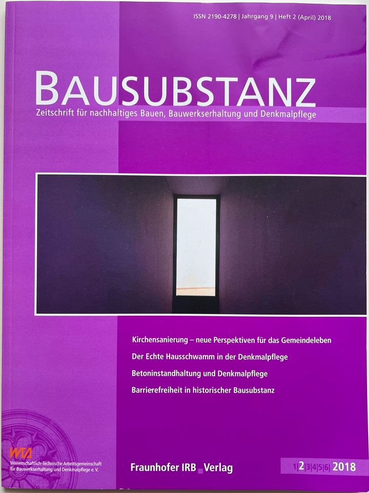 Fachzeitschrift BAUSUBSTANZ - Jahr 2018 - sechs Hefte in Hamburg