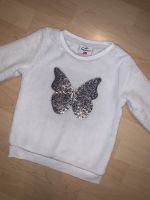 Topolino Kuschelig warmer Pullover Schmetterling Pailletten 98 Nordrhein-Westfalen - Wipperfürth Vorschau