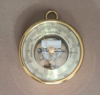 Wandbarometer Barigo maritimer Stil goldfarben Barometer Hessen - Gießen Vorschau