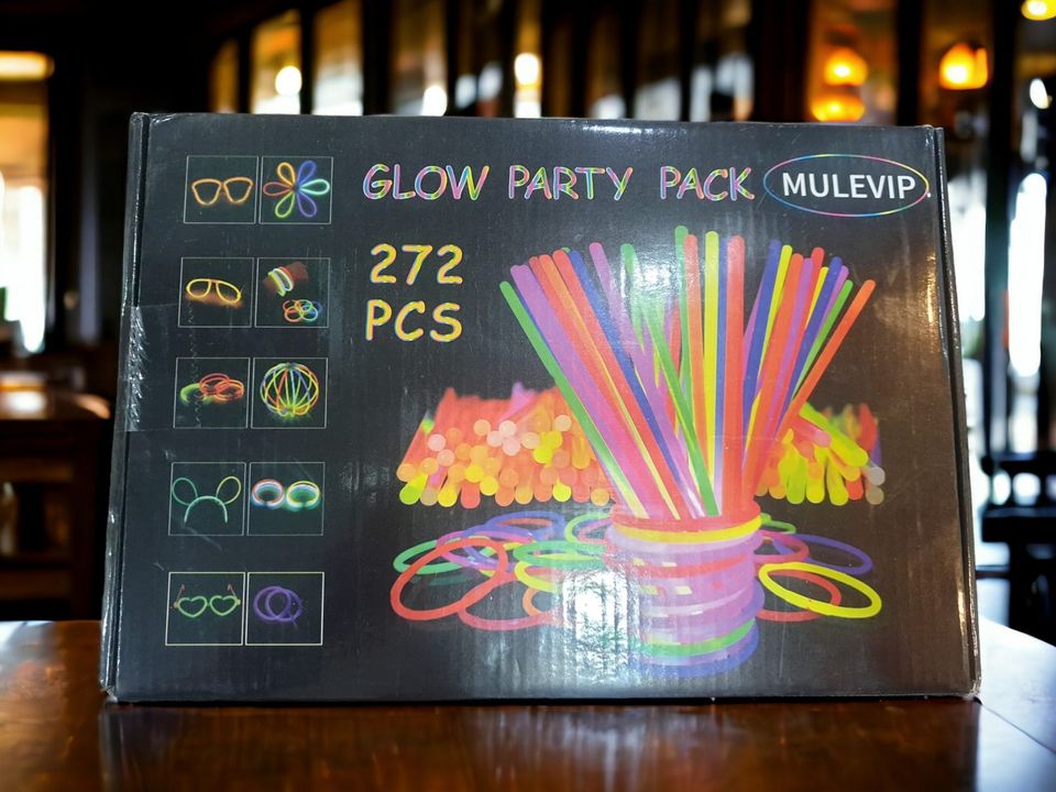 MULEVIP Knicklichter Party Set 272 Stück Glow Sticks Leuchtstäbe in Hamburg