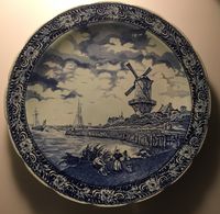 Wandteller, Boch Belgium Delft Ø 39 cm Bayern - Andechs Vorschau