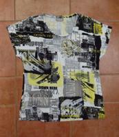 Dame Shirt Kurzarm Canda Viscose Bluse Gr.M Muster gelb/schw Töne Berlin - Köpenick Vorschau