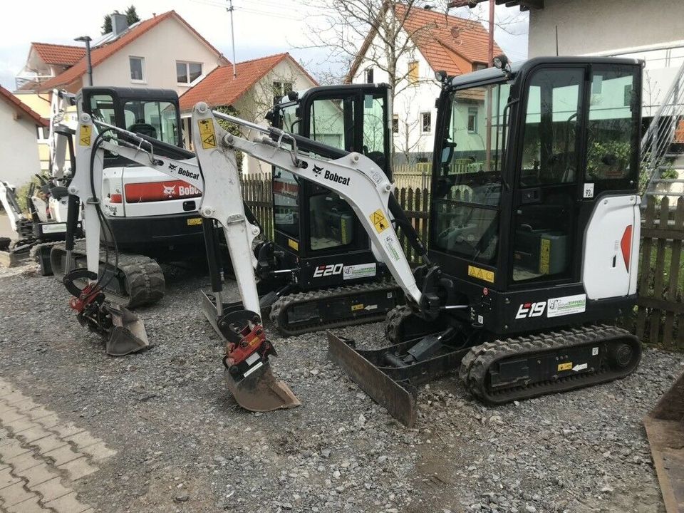 Minibagger Bagger Baumaschinen Vermietung Verleih in Althengstett