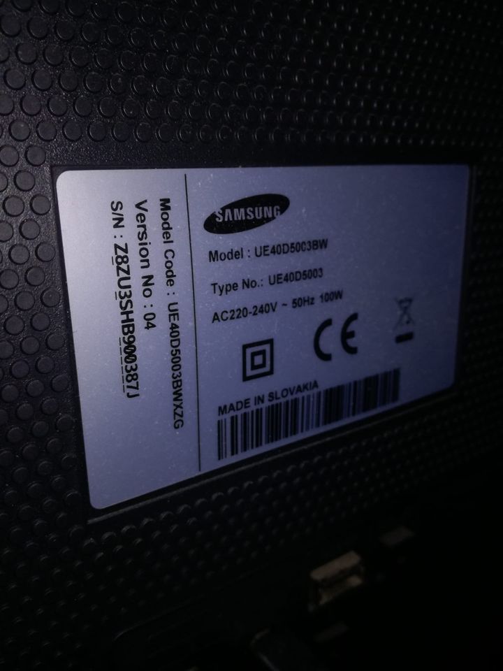 TV Samsung UE40D50C3BW in Hamm