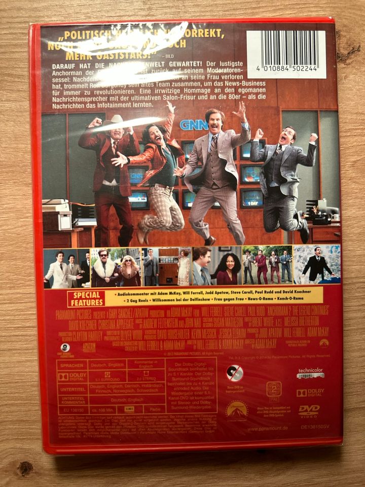 Anchorman Die Legende Kehrt Zurück DVD NEU und Eingeschweißt in Oerlinghausen