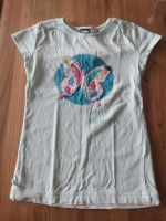 Kinder T-Shirt hellblau Schmetterling Größe 98 Nordrhein-Westfalen - Plettenberg Vorschau