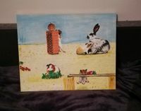 Unikat - selbst gemalt #kaninchen #meerschweinchen #Hamster Sachsen - Werdau Vorschau