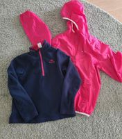 Quechua decathlon Set Regenjacke + Fleece *pink* 110/116 Hessen - Gießen Vorschau