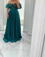 Dunkelgrünes Abendkleid Niedersachsen - Sehnde Vorschau
