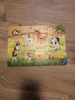 Holzpuzzle Steckpuzzle Ravensburger Bauernhof Tiere Baden-Württemberg - Ehingen (Donau) Vorschau