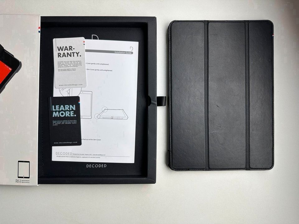 Decoded Leather-Case Apple iPad 7th. Gen.  10,2 OVP Schwarz in Neuss
