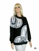 Sweatshirt French-Terry mit Fadenstickerei,Designershirt, Gr. 38 Niedersachsen - Scharnhorst Vorschau