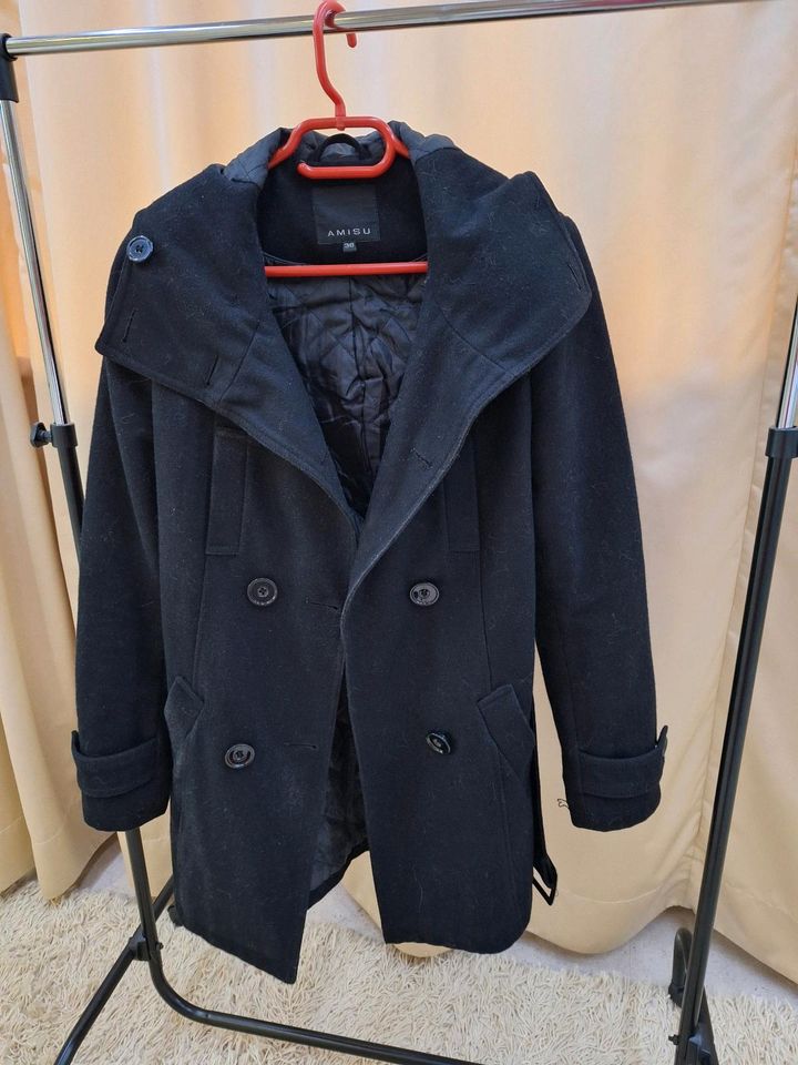 Cabanjacke Übergangjacke Wintermantel Trenchcoat mit Kapuze in Hollingstedt