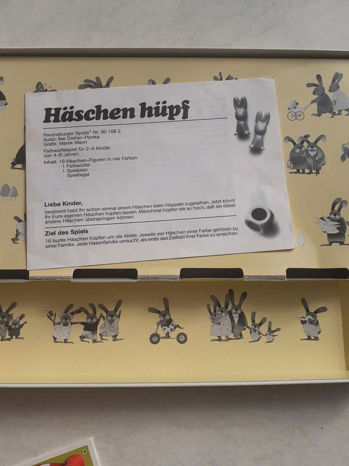 Häschen hüpf   Brettspiel von 1986, nicht mehr im Handel in Laatzen