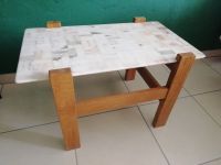 Moderner kleiner Tisch mit Marmorplatte 72 x 45 x 45 cm Hessen - Pfungstadt Vorschau