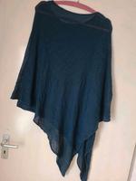 Strickponcho Asymmetrisch Überwurf blau Baden-Württemberg - Bruchsal Vorschau