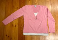 2-in-1 Strickpullover/-westen-Kombi, Damen, 44/46, Rosa/Weiß, neu Rheinland-Pfalz - Steiningen Vorschau