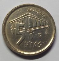 Spanien 5 Pesetas " Asturias " Sondermünze 1995 Nordrhein-Westfalen - Hamm Vorschau