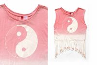 H&M GLOW IN THE DARK Yin Yang Fransen Shirt rosa Gr. 36 Hamburg Barmbek - Hamburg Barmbek-Süd  Vorschau