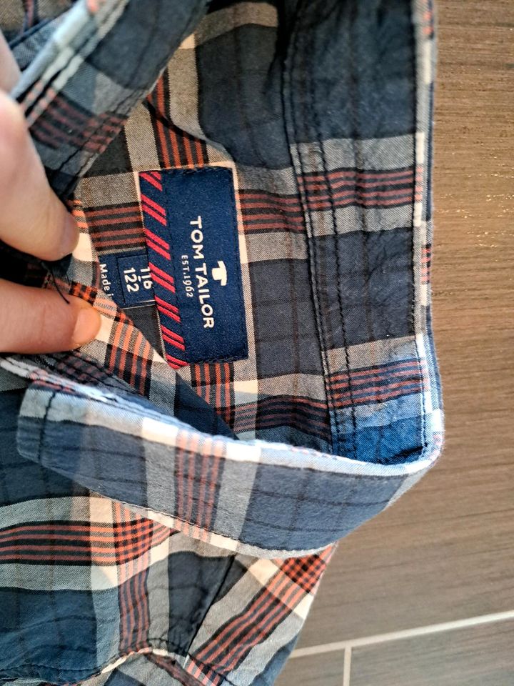 Sommerhemd kurzarm Tom tailor 116/122 neuwertig in Hamminkeln