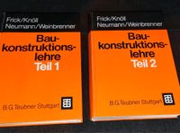 Baukonstruktionslehre Teil 1 und Teil 2. B G. Teubner Stuttgart Nordrhein-Westfalen - Coesfeld Vorschau