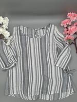 Gestreifte dünne Bluse mit Muster/ schulterfrei von C&A Sachsen - Dohna Vorschau