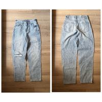 neuwertige Fishbone Highwaist Jeans Momjeans hellblau Gr.XXS/XS Thüringen - Erfurt Vorschau